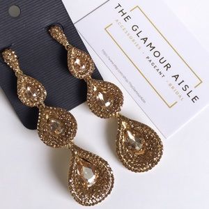 Royal Gold Teardrops